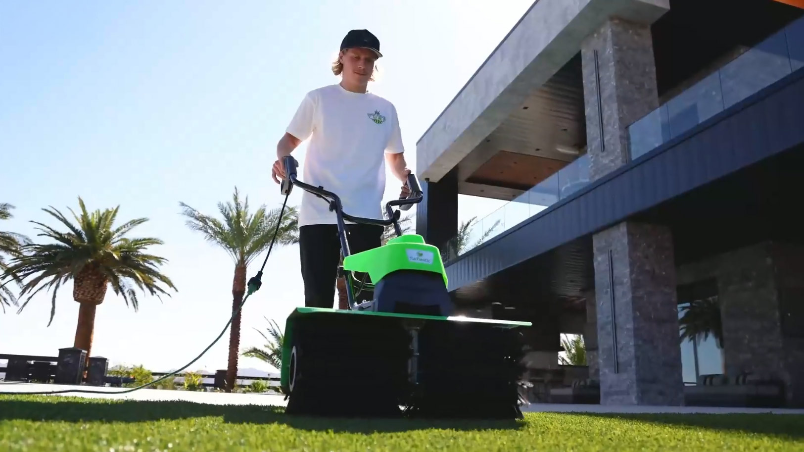 residential window screen on house